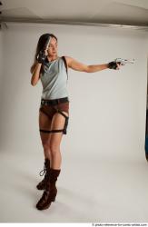 Shrima Action Pose With Guns